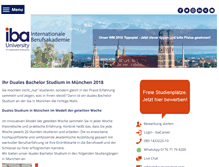 Tablet Screenshot of iba-muenchen.com